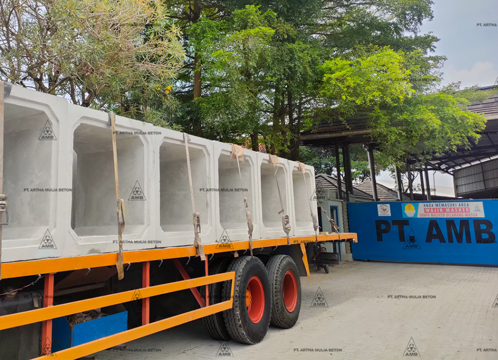 Proses Pengiriman Produk Precast Box Culvert AMB