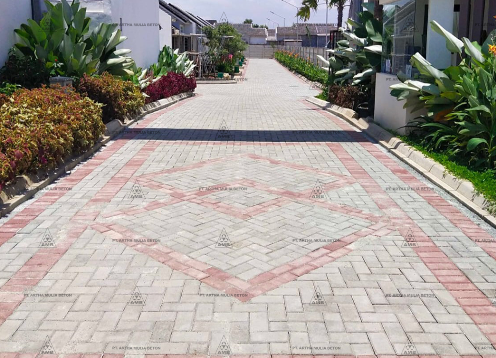 pekerjaan proyek dan pemasangan paving block AMB (PT Artha Mulia Beton)