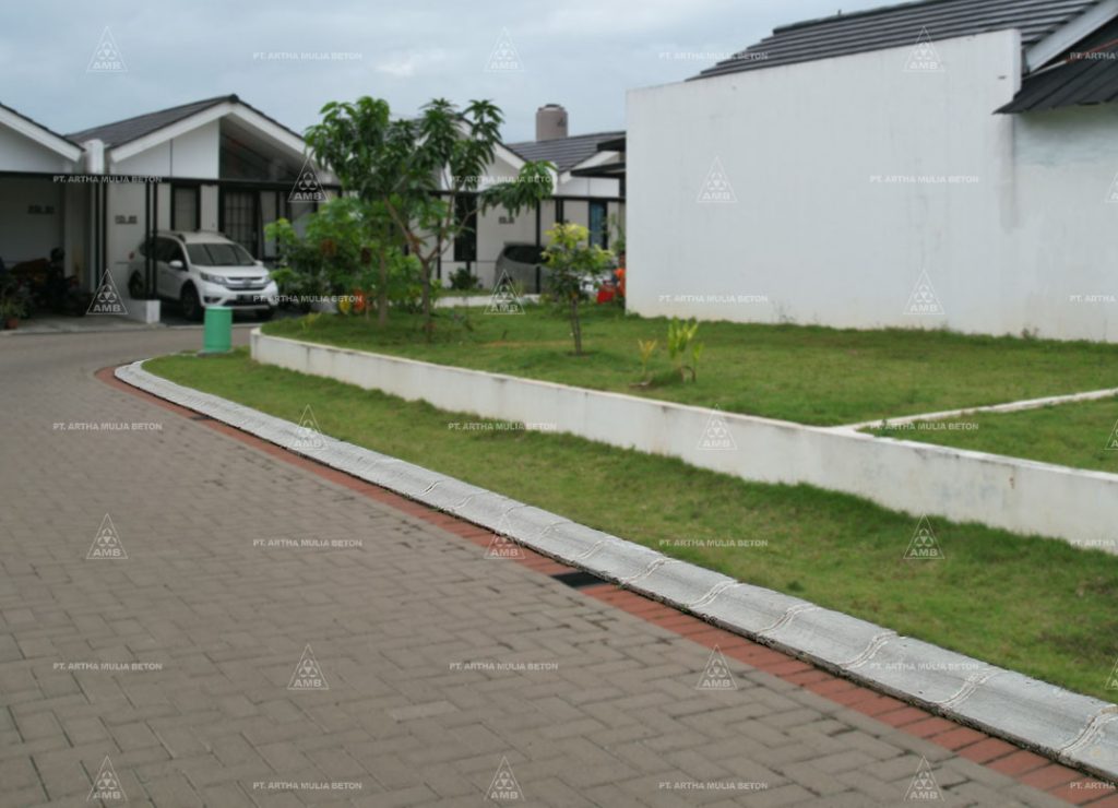 Proyek perumahan menggunakan produk kansteen PT Artha Mulia Beton - AMB